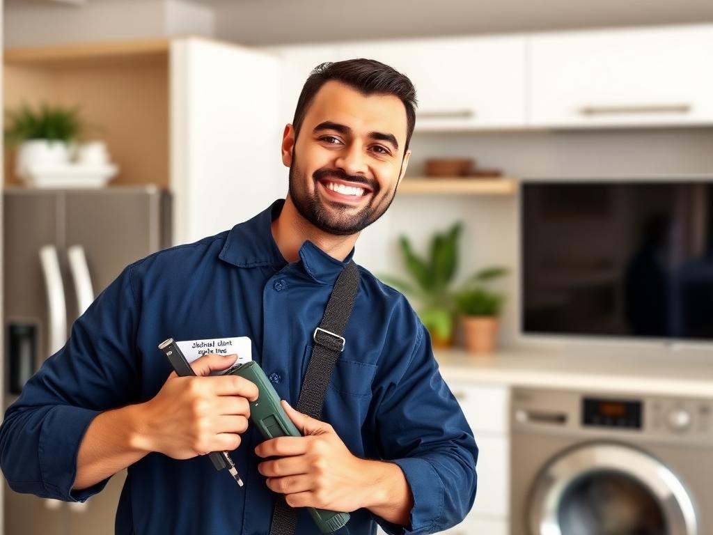 Professional appliance repair technician in Jeddah